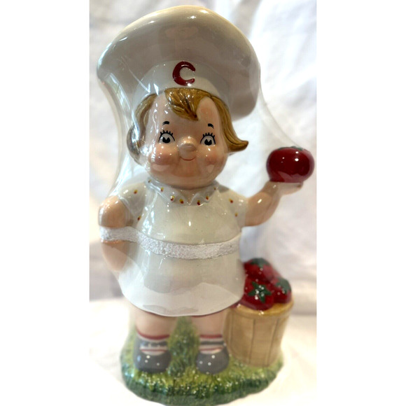 Vintage 2004 Campbell's Soup Cookie Jar Ceramic Kids Boy Sealed 14" Tomato Colle - Picture 1 of 9